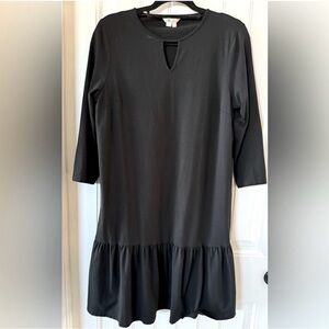 Boden Black Cotton Dress Size 10